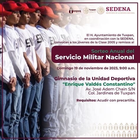 Se realizará el Sorteo Anual del Servicio Militar Nacional para clase