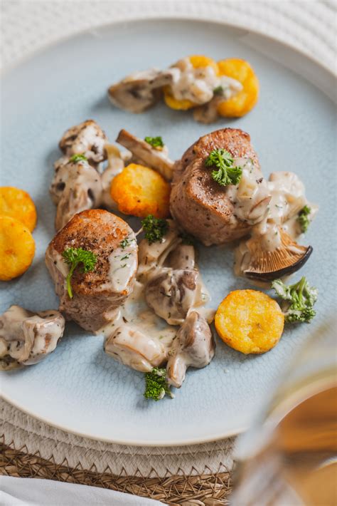 Schweinemedaillons Mit Champignonrahmso E Rezept