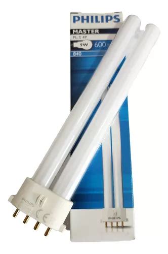 Lampada Fluorescente Master 4 Pinos Pl S 9w 840 4p Philips