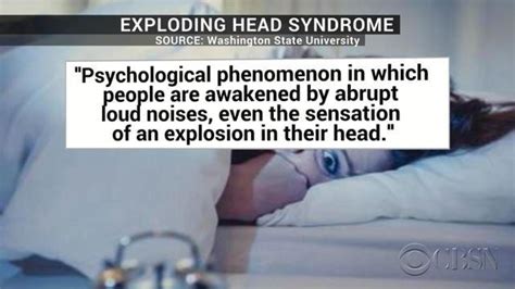 Exploding Head Syndrome Symptoms