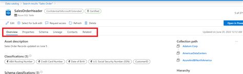 Asset Details Page In The Microsoft Purview Data Catalog Microsoft