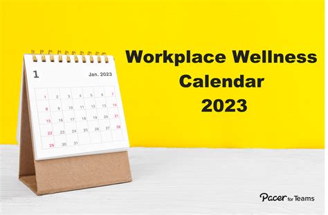 Workplace Wellness Calendar 2023