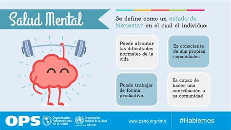 D A Mundial De La Salud Mental Ops Oms Organizaci N