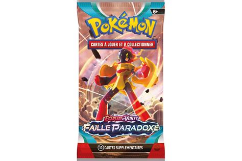 Carte à collectionner Pokémon EV04 Faille Paradoxe Booster Blister