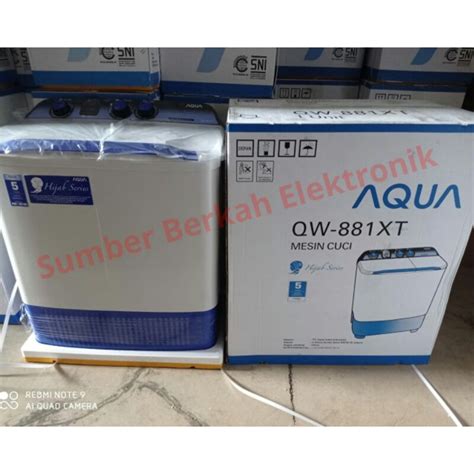 Jual Mesin Cuci Aqua Sanyo Tabung Aqua Kg Qw Xt Promo Murah