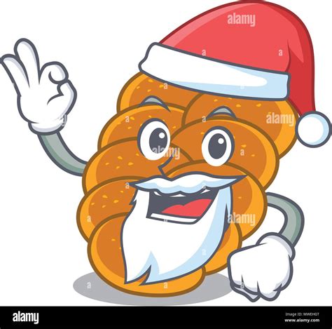 Santa Jala Mascota Estilo De Dibujos Animados Imagen Vector De Stock