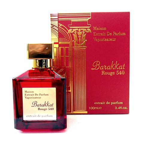 EDP Barakkat Rouge 540 Extrait Dr Parfum 100 Ml Skustuvai