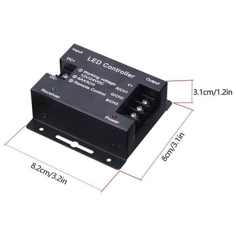 Dc V V A Contr Leur Rgb Ruban Led Gradation Controller Rf