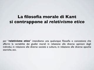 Kant Ragione Pratica Ppt