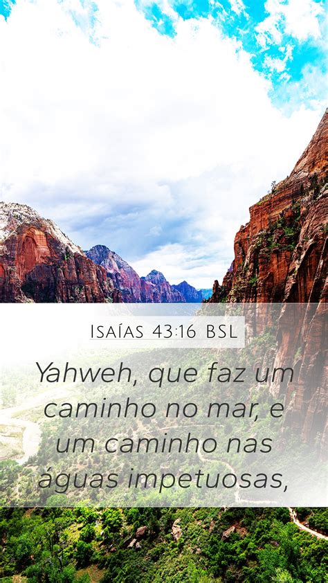 Isa As Bsl Mobile Phone Wallpaper Yahweh Que Faz Um Caminho No