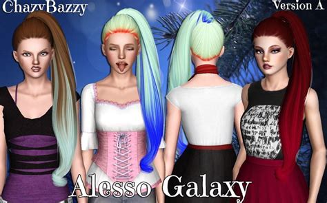 Alesso S Galaxy Hairstyle Retextured By Chazy Bazzy For Sims Sims