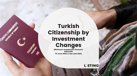 Turkish Citizenship By Investment Changes Listing Turkey