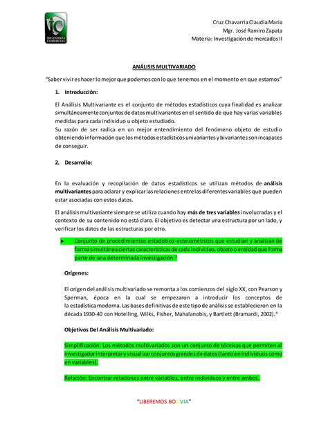 Analisis Multivariado PDF