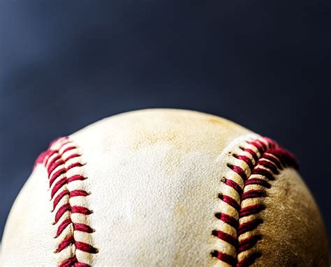 Download Premium Image Of Closeup Of Brown Baseball Ball Sport