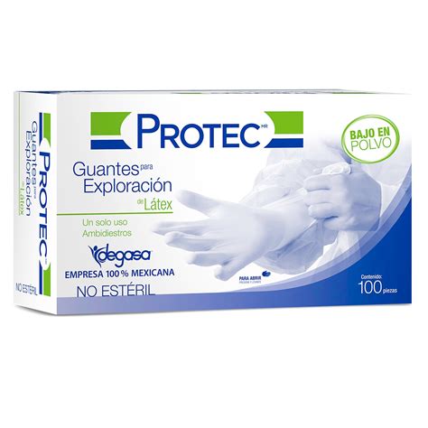 Protec Guantes de Látex Chico 100 pzas Costco México