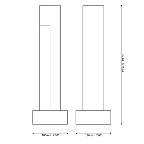 Ideal Lux Titano Led Garden Bollard