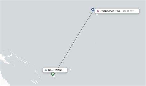 Direct Non Stop Flights From Nadi To Honolulu Schedules