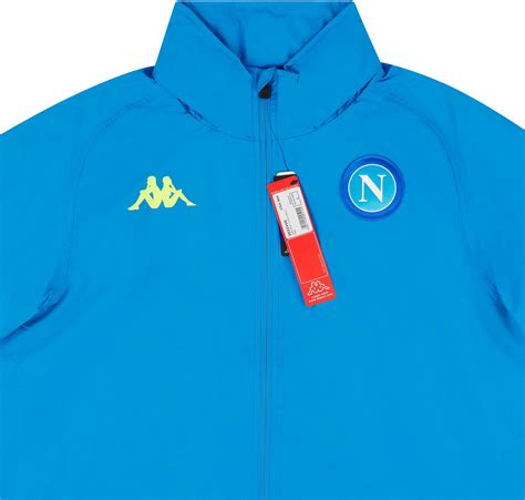 2018 19 Napoli Kappa Training Rain Jacket BNIB