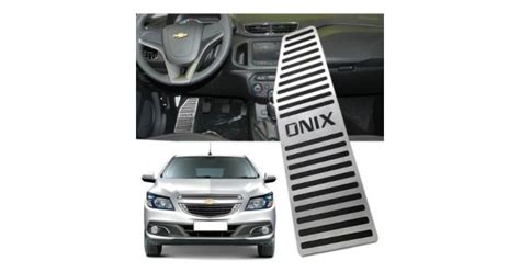 Descanso De P Chevrolet Onix Em A O Inox Prote O E Estilo