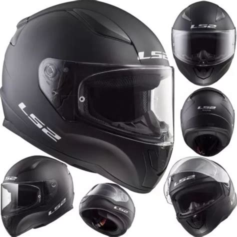 Casco Moto Integral Ls Ff Rapid Negro Mate Nuevo Modelo