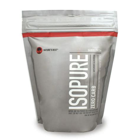 Isopure Zero Carb 454 Grs Fresa Nature´s Best Nature S Best Nbisopurefresabolsa Bodega