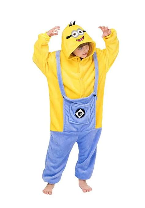 Combinaison Pyjama Fille Minion Pyjama Confort Chaud