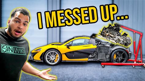 Rebuilding A Flooded 2 000 000 McLaren P1 Part 6 YouTube