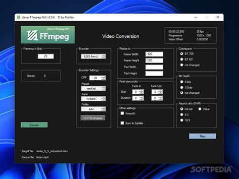 Clever Ffmpeg Gui 337 Download Review Screenshots