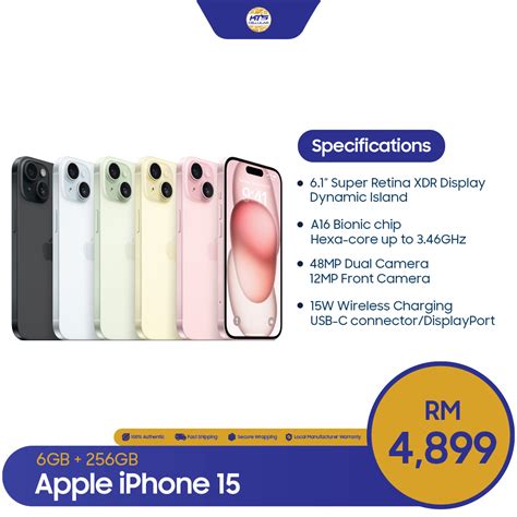 Apple Iphone 15 Price In Malaysia And Specs Kts