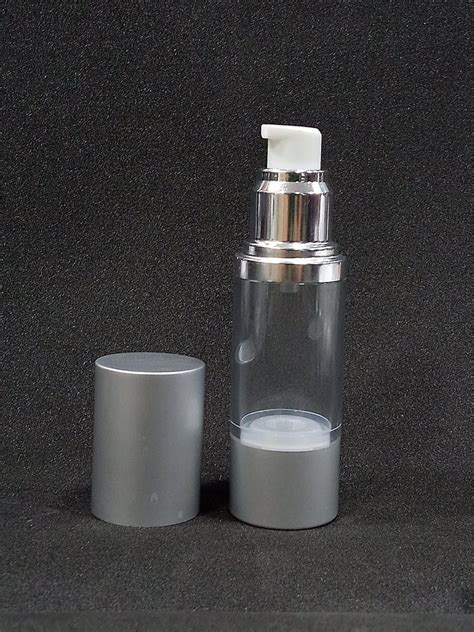 Standard Screw Cap 30ml Matt Silver Acrylic Airless Bottle At Rs 68