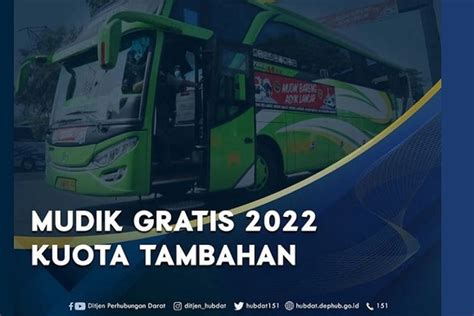 Kuota Ditambah Ini Link Daftar Mudik Gratis Lebaran Kemenhub