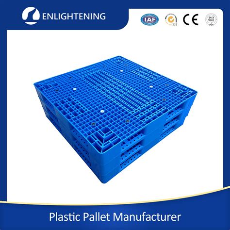 Heavy Duty Large Stackable Double Sides Hdpe Plastic Pallet For Sale