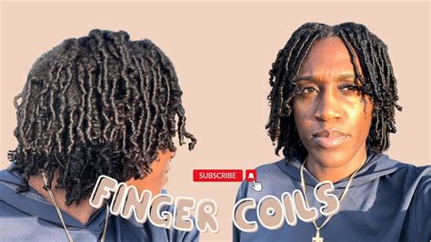 Easy Finger Coils On Natural Hair YouTube