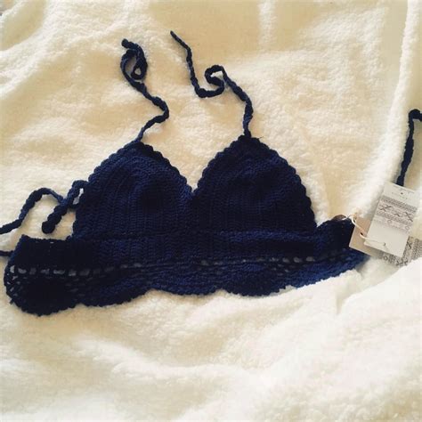 Bikini All Uncinetto Cotone Nuovo Mai Usato Depop