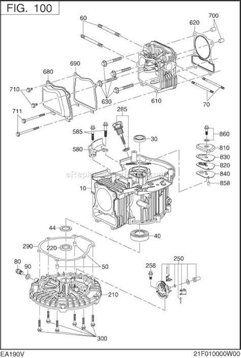 Illustrated Breakdown of Subaru Pressure Washer Components