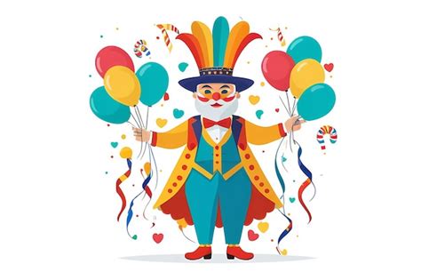 Premium Photo Illustration Of Celebrating Carnival