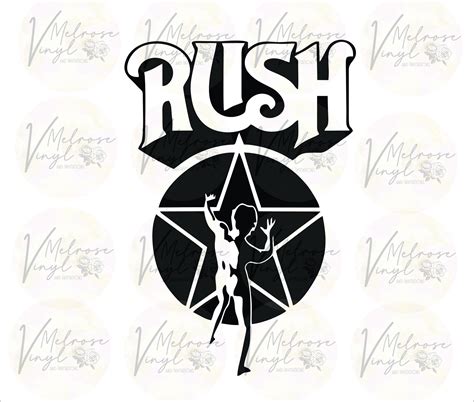 Rush Band Logo Vinyl Decal Sticker Hard Rock Various Colors And Sizes