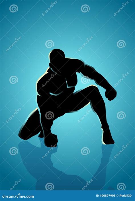 Heroic Pose Set Vector Illustration | CartoonDealer.com #12764914