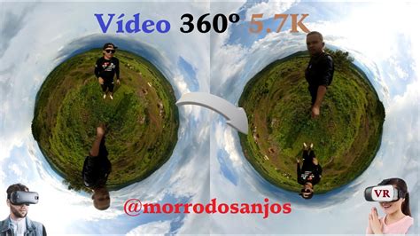 Morro dos anjos Vídeo em 360º 5 7k VR YouTube