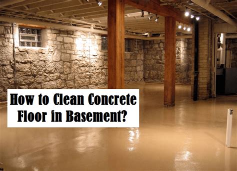 How To Clean Concrete Floor In Basement Complete Steps