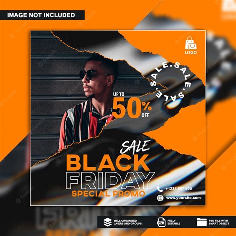 Premium Psd Black Friday Sale Social Media Post Template