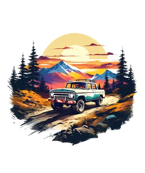 Off Road Car Illustration 43771442 Png