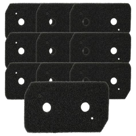 Vhbw 10x Filtre Mousse Compatible Avec Koenic 1KDR73018 03 1KDR73018N