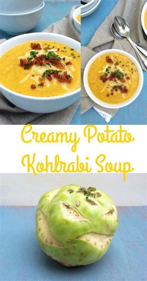 Creamy Potato Kohlrabi Soup Recipe With Images Kohlrabi Recipes