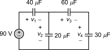 Find The Voltage Across The Mu F Capacitor For The Circuit In The