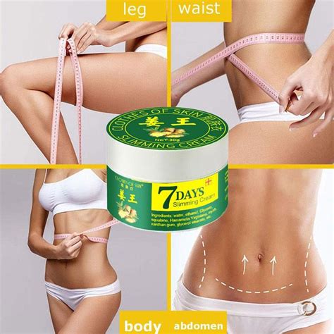 30 Ginger Slimming Cream Full Body Fat Burning Gel Anti Cellulite