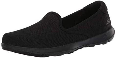 Skechers Skechers Womens Go Walk Lite 136019 Loafer Flat Black 9