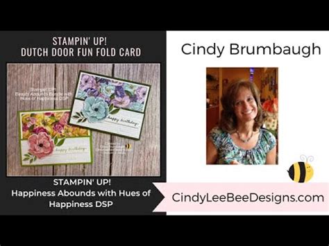 Stampin UP Dutch Door Fun Fold YouTube