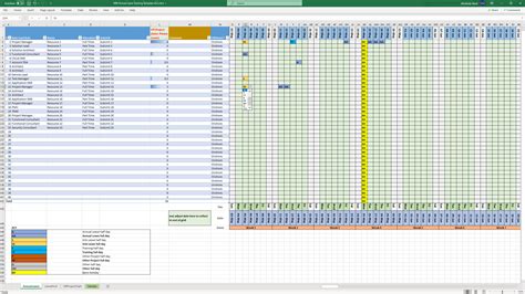 Annual Leave And Sickness Tracking Excel Log Editable 2