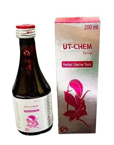 Ut Chem Herbal Uterine Tonic Syrup Packaging Size 200ml At Rs 22 Piece In Pakur